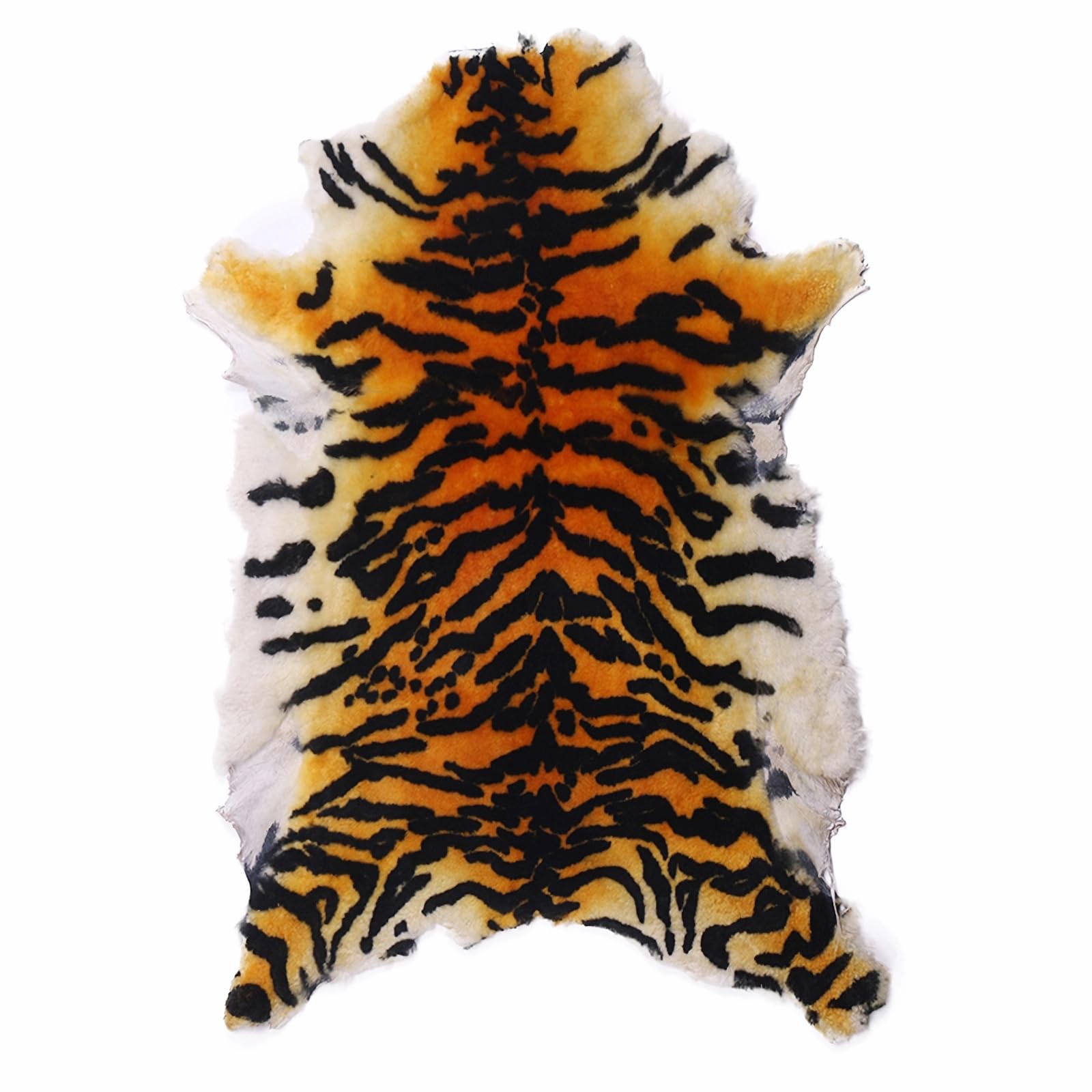 ラグ・カーペット Sheepskin Tiger Embroidered Rug Mat Amazon.com: Gracefur Tiger Rug for Nursery - Fluffy Shaggy